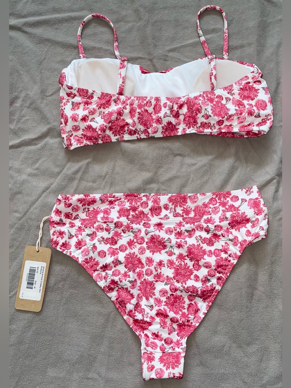 Albion Swim NEW NWT Women’s Athena Floral Bikini Set Almost Cheeky Midi Bottom - Picture 8 of 15